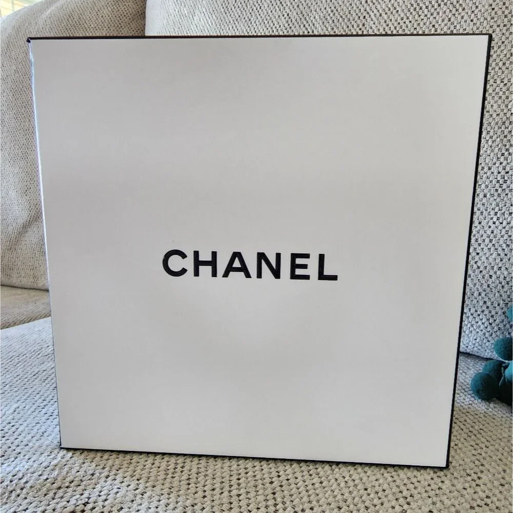 Authentic Chanel Classic Black and White EMPTY Box